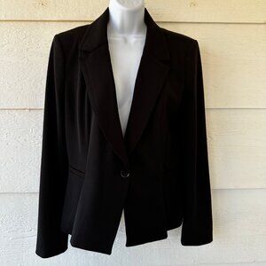 White Black Size 12 Blazer Black